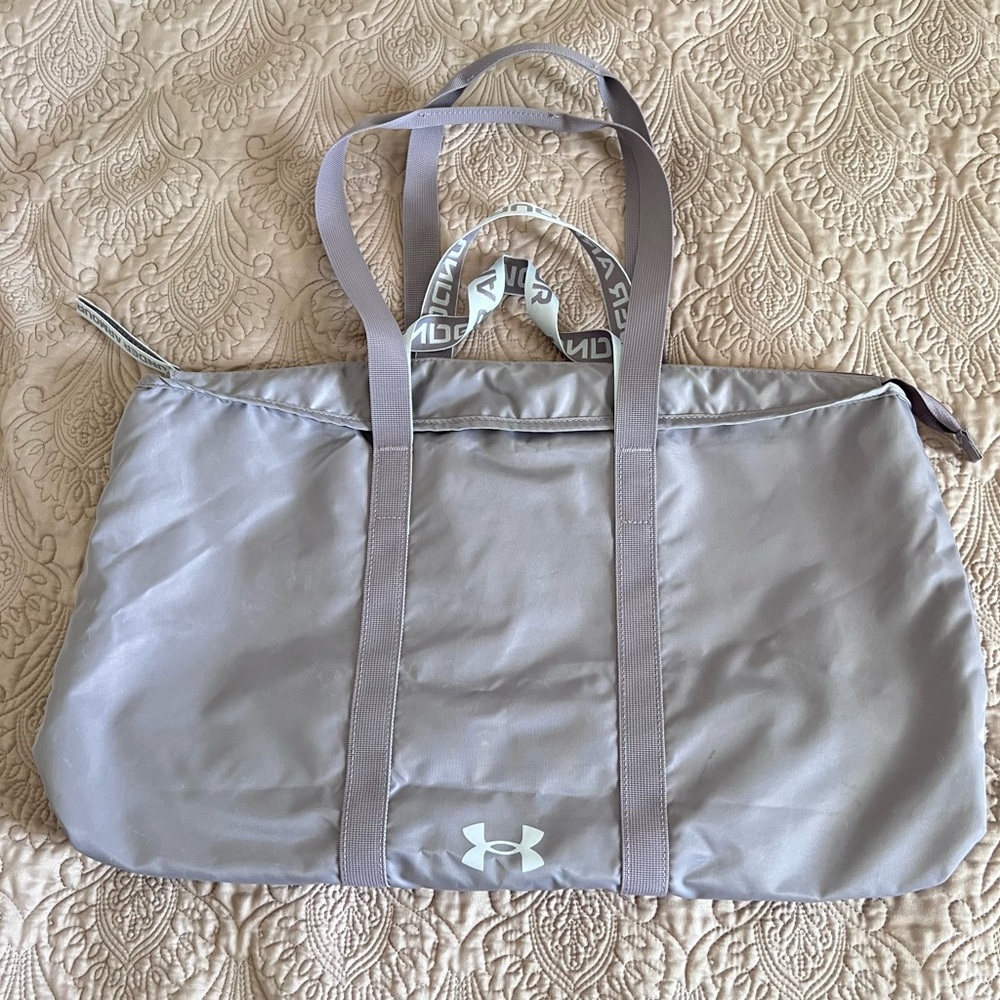 Under Armour Light Grey purple Women's Tote Bag